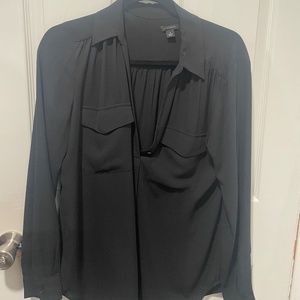 Ann Taylor Black Blouse